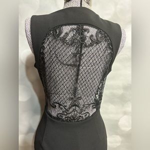 Guess Los Angeles lace back dress bodycon size 10